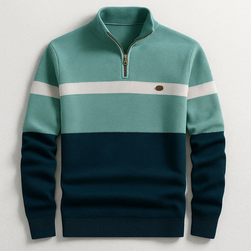 MANSSINO™ | Men's Zip-Neck Smart Pullover