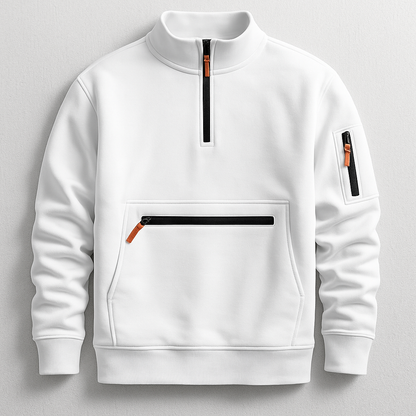 MANSSINO™ | Men's Knitted Fleece Pullover with Sleeve Pocket