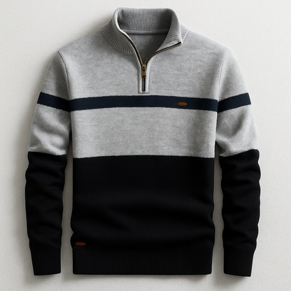 MANSSINO™ | Men's Zip-Neck Smart Pullover