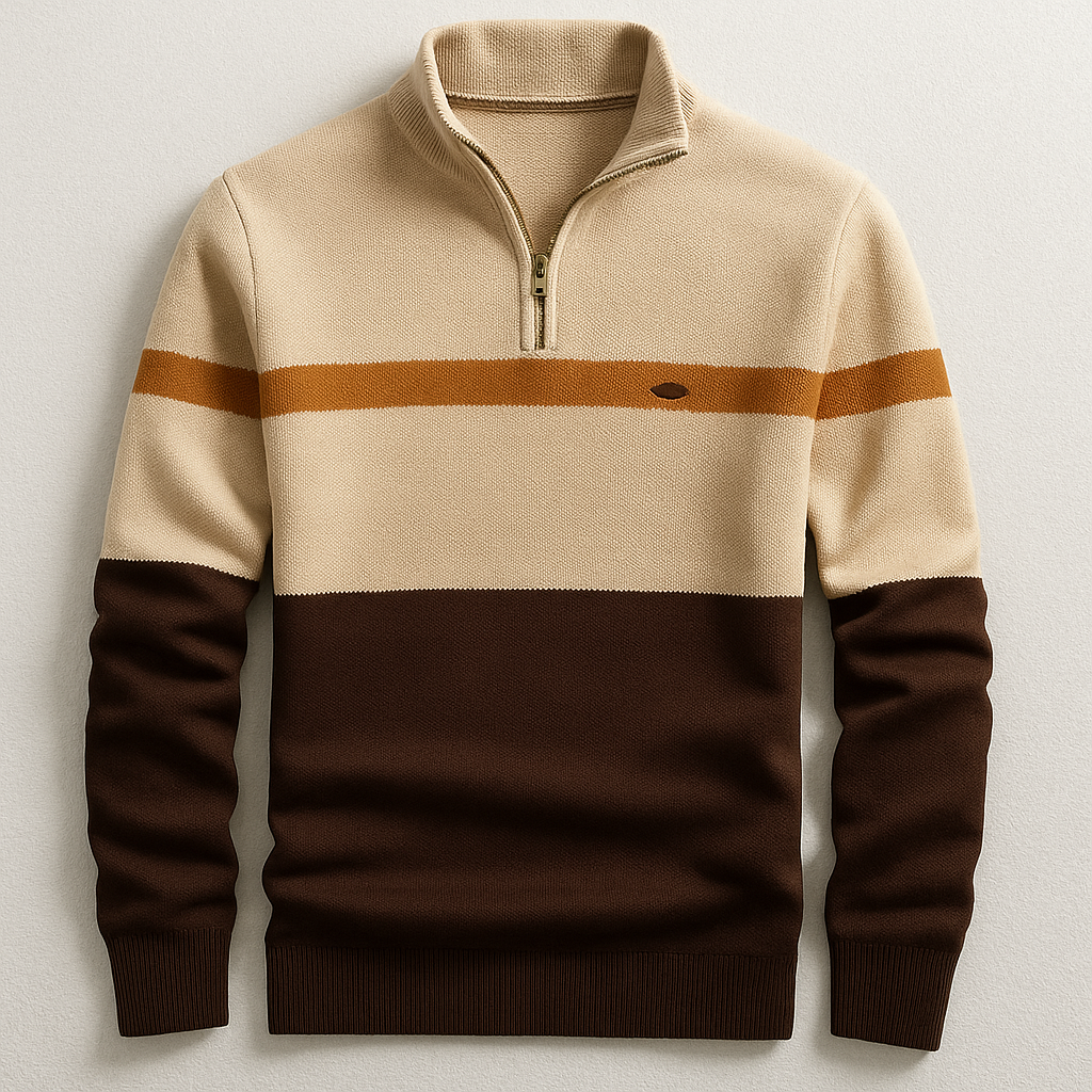 MANSSINO™ | Men's Zip-Neck Smart Pullover