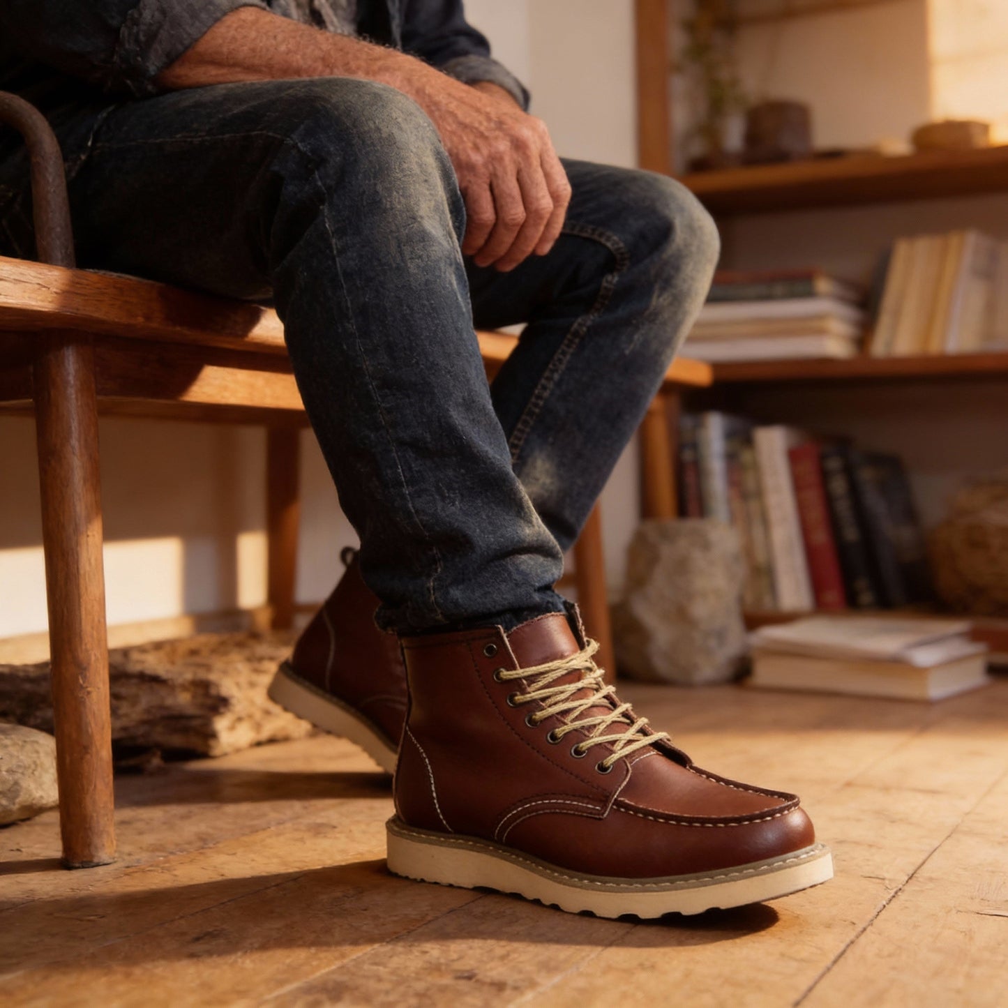 MONVIEL | CLASSIC LACE-UP BOOTS