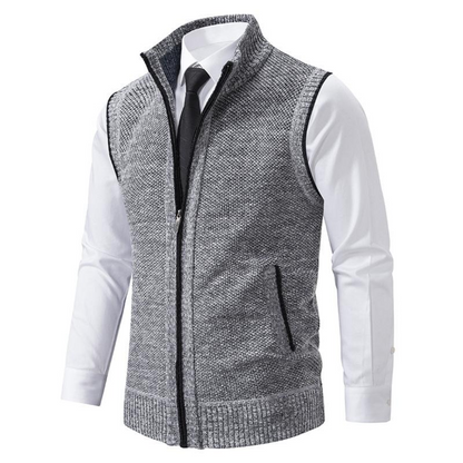 LAURENT MONACO | GILET EN MAILLE CLASSIQUE