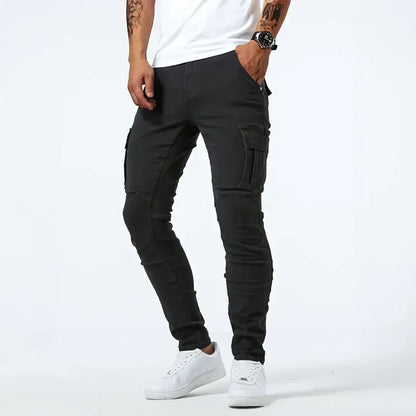 MONVIEL™ | Men's Stretch Denim Cargo Jeans