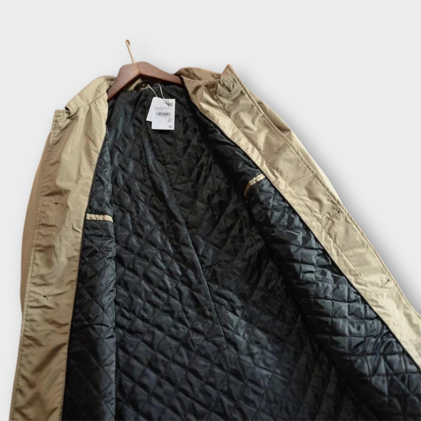 MANSSINO™ | Quilted-Lined Button Coat