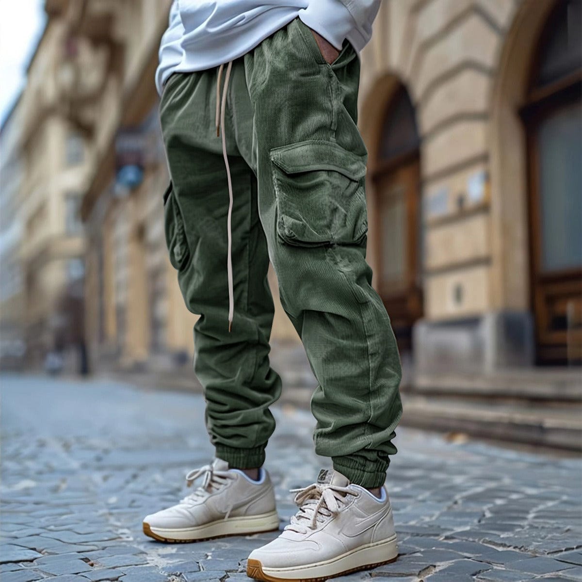 MONVIEL™ | Men's Drawstring Corduroy Jogger Trousers