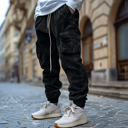 MONVIEL™ | Men's Drawstring Corduroy Jogger Trousers