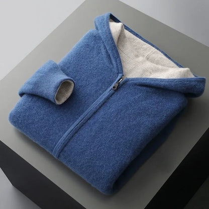MANSSINO™ | Merino Wool Hooded Pullover