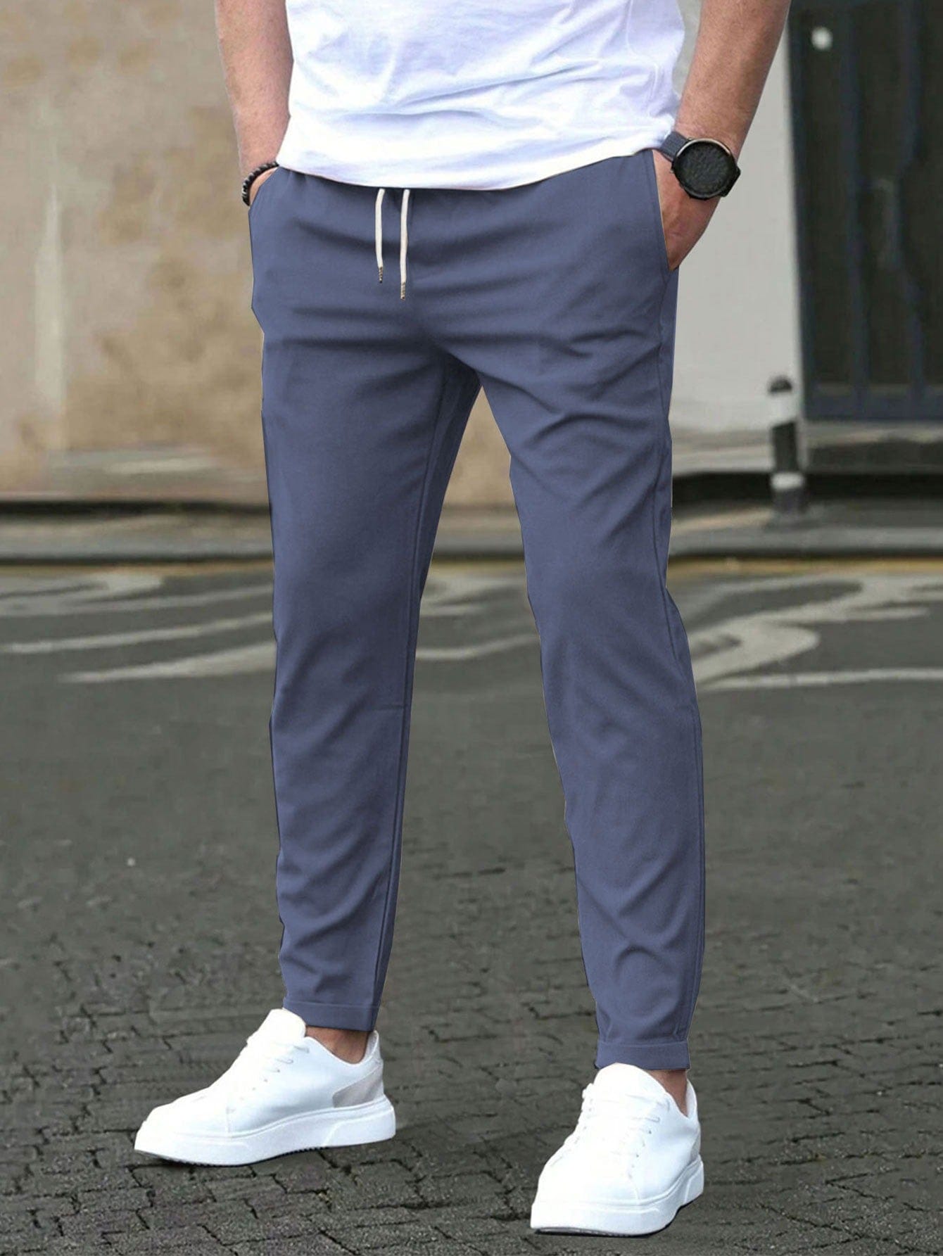 MONVIEL™ | Men's Tapered Stretch Trousers