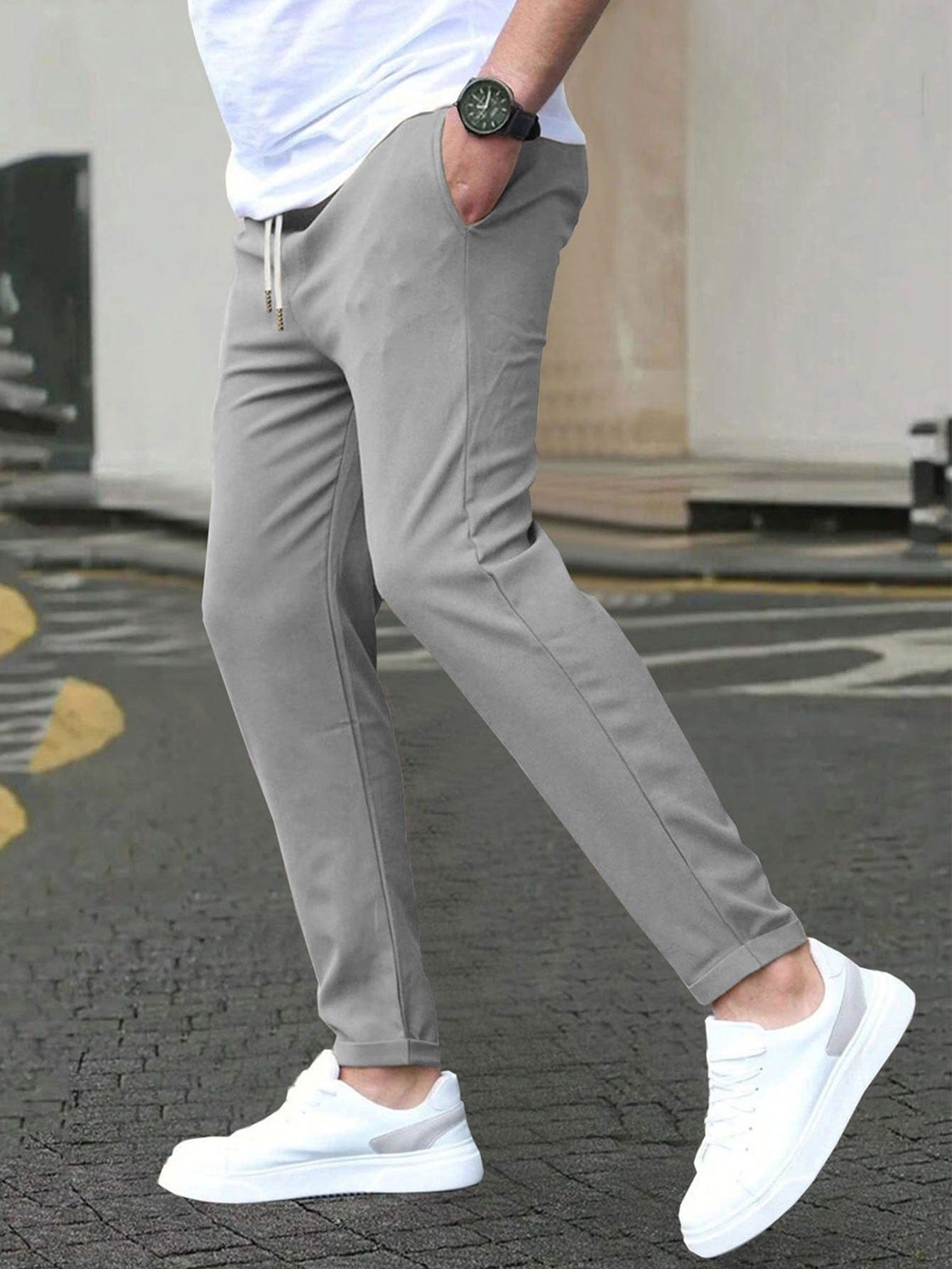 MONVIEL™ | Men's Tapered Stretch Trousers