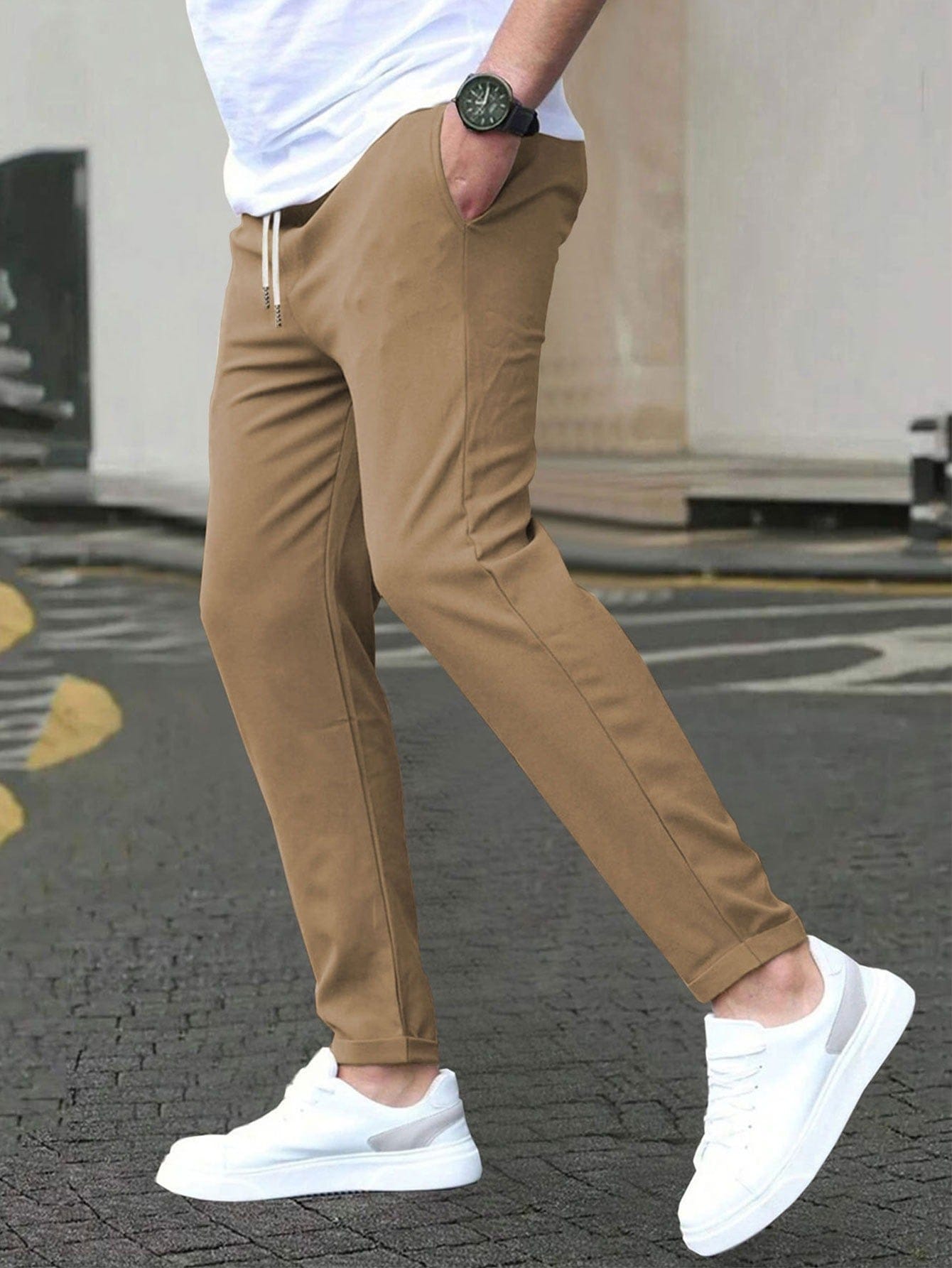 MONVIEL™ | Men's Tapered Stretch Trousers