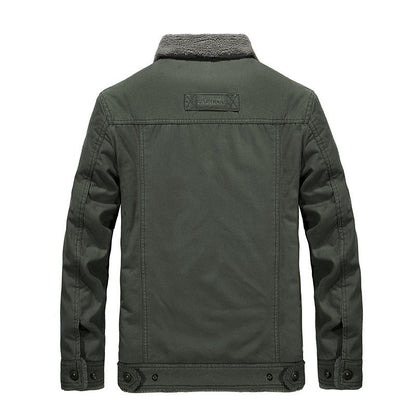 MANSSINO™ | Sherpa-Lined Cotton Jacket