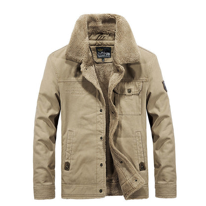 MANSSINO™ | Sherpa-Lined Cotton Jacket