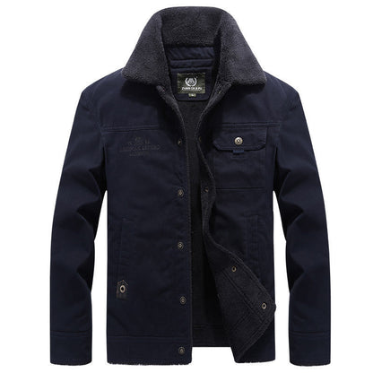 MANSSINO™ | Sherpa-Lined Cotton Jacket