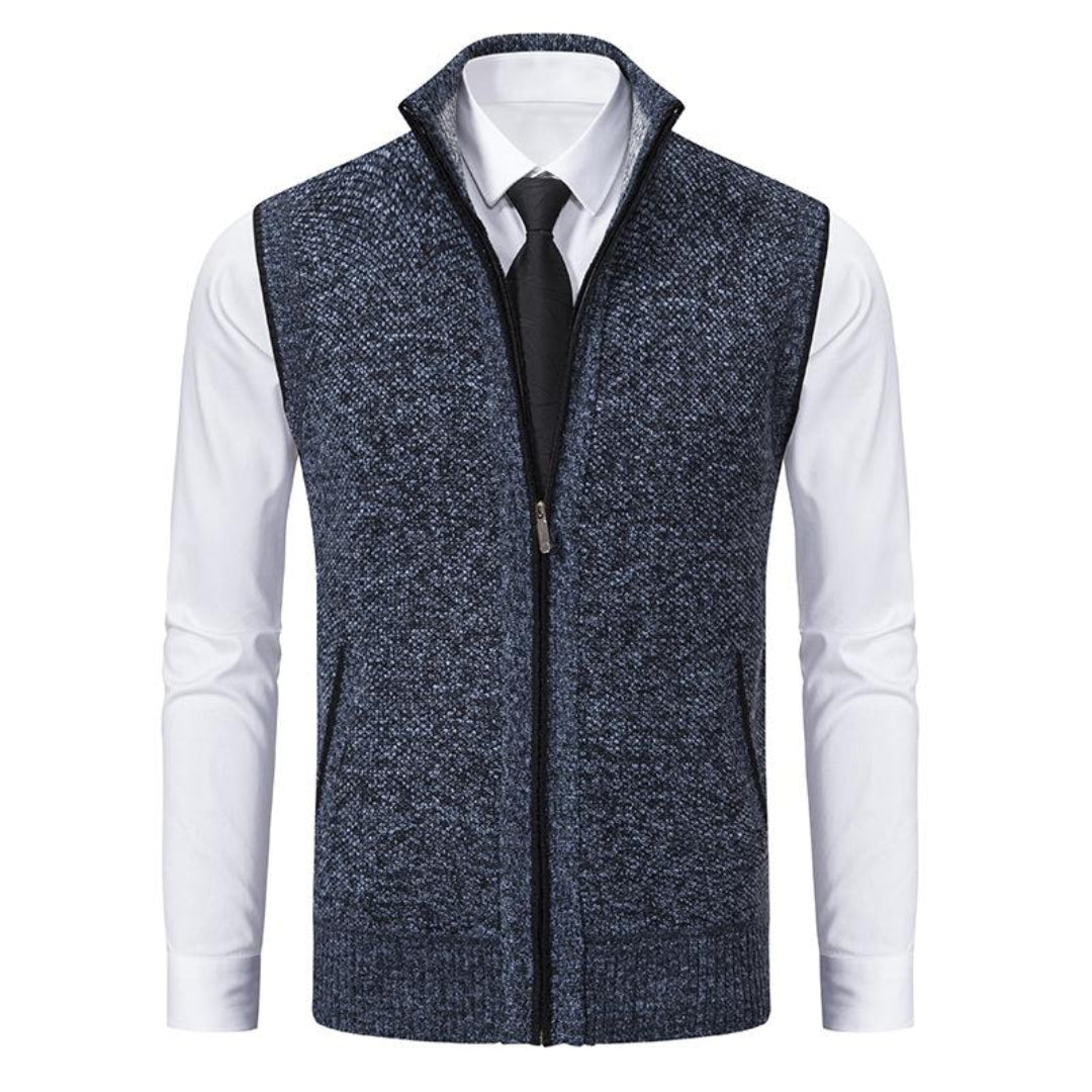 LAURENT MONACO | GILET EN MAILLE CLASSIQUE