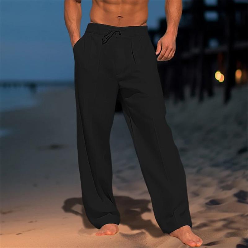 MANSSINO™ | Men's Pleated Linen Drawstring Trousers