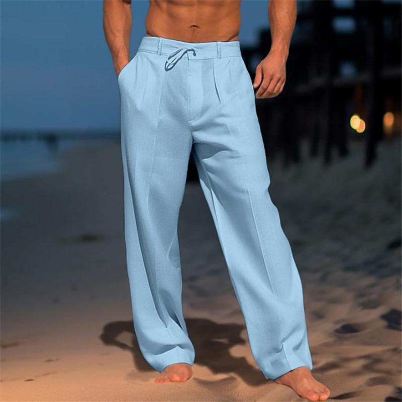 MANSSINO™ | Men's Pleated Linen Drawstring Trousers