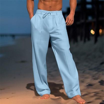 MANSSINO™ | Men's Pleated Linen Drawstring Trousers