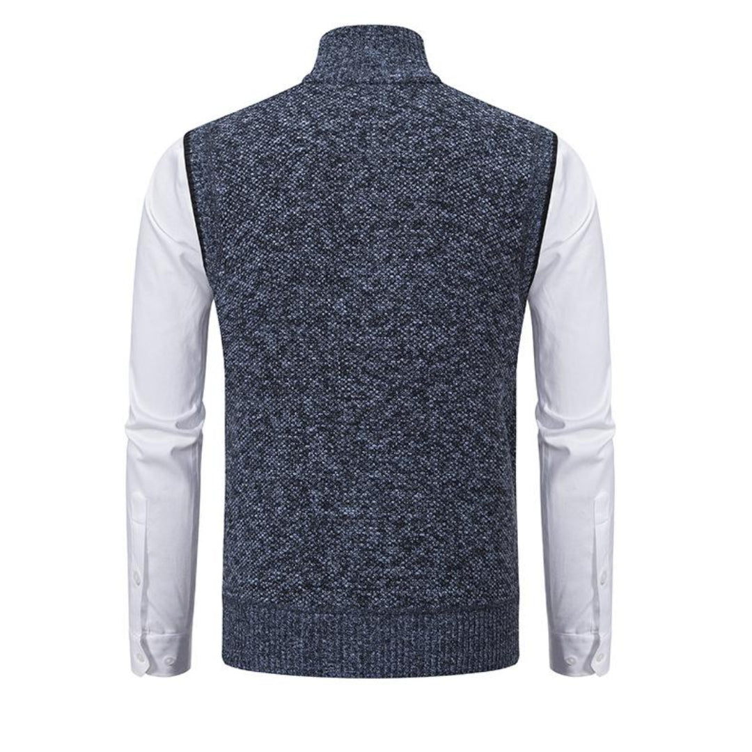 LAURENT MONACO | GILET EN MAILLE CLASSIQUE