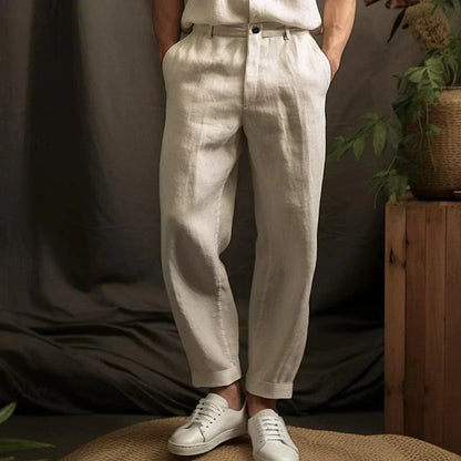 MANSSINO™ | Men's Straight-Leg Linen Summer Trousers