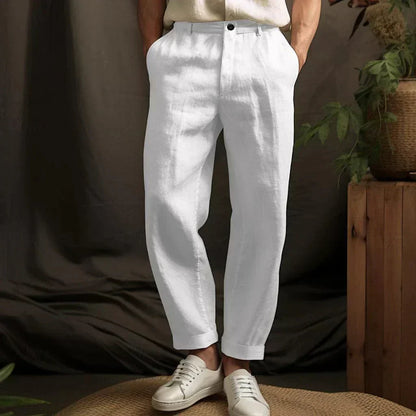 MANSSINO™ | Men's Straight-Leg Linen Summer Trousers