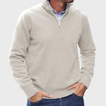 MANSSINO™ | Men's Slim Fit Quarter-Zip Pullover