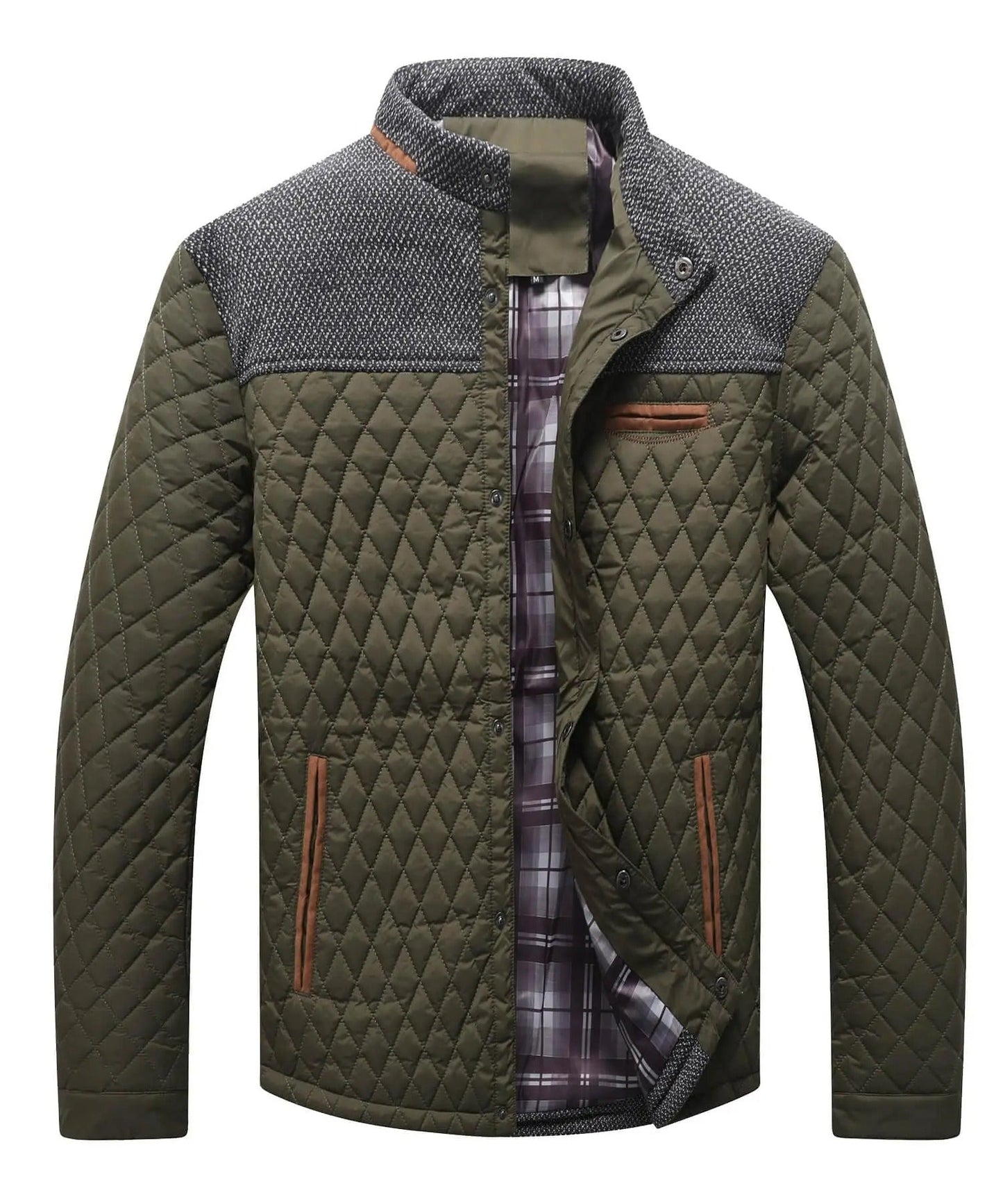 MANSSINO™ | Diamond Quilted Jacket