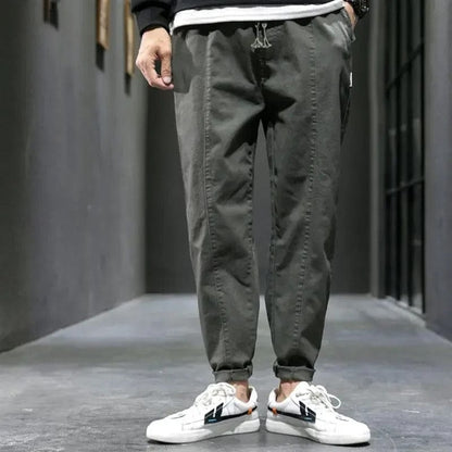 MANSSINO™ | Men's Tapered Drawstring Cargo Trousers