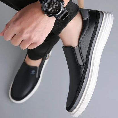 MONVIEL™ | Full-Grain Leather Slip-On Loafers