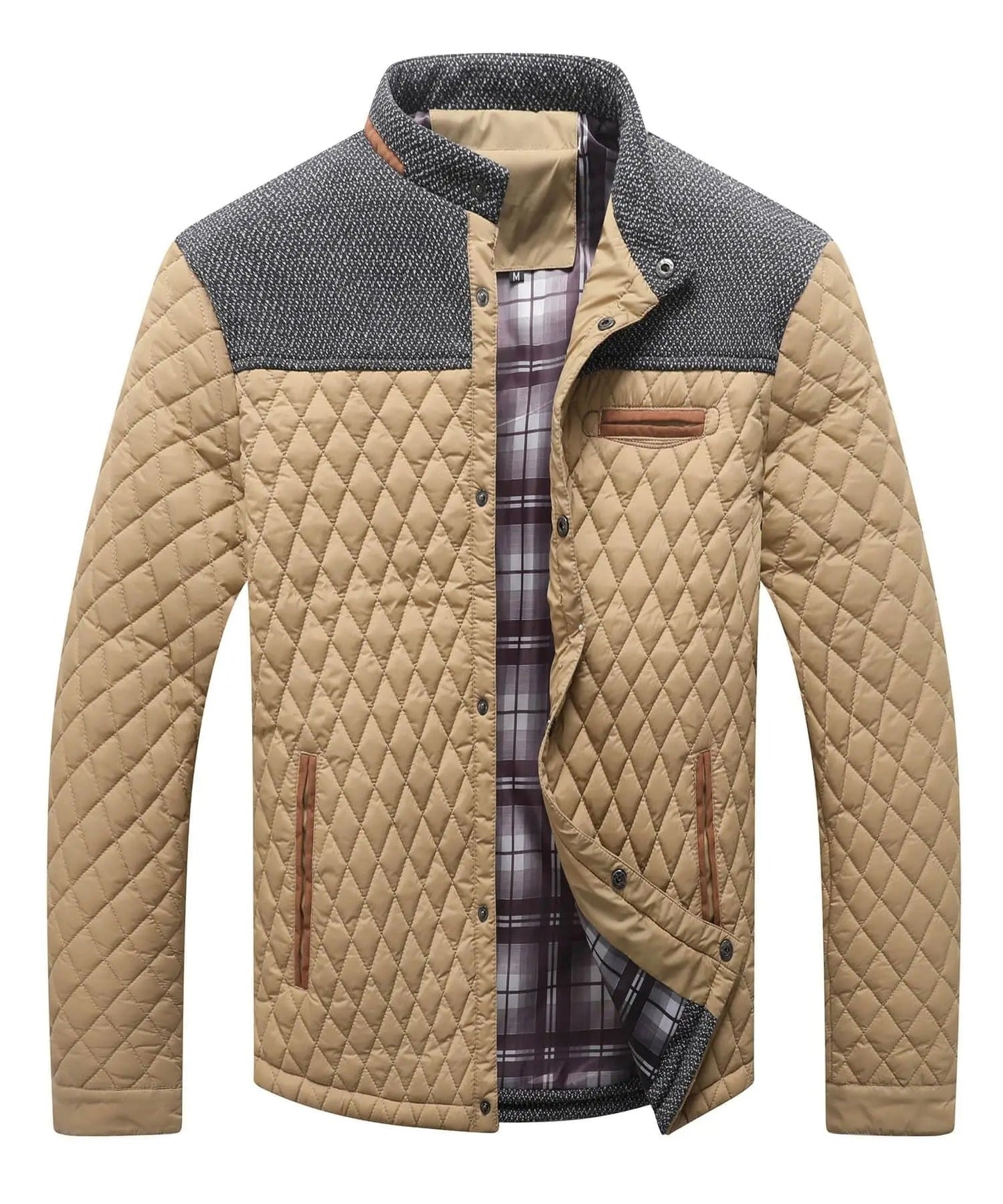MANSSINO™ | Diamond Quilted Jacket