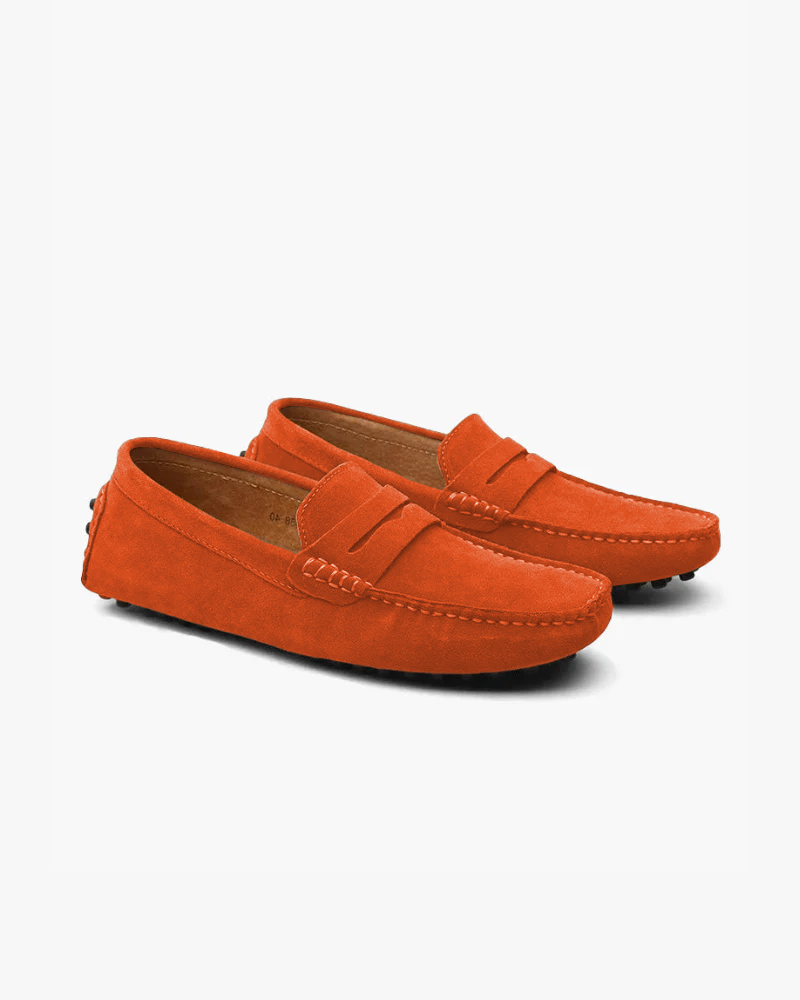 MONVIEL | Suede driver loafers