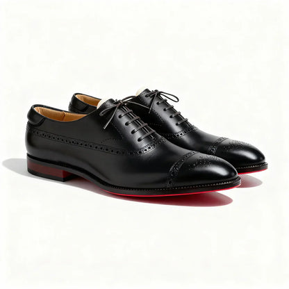 MANSSINO™ | Men's Hand-Finished Leather Brogue