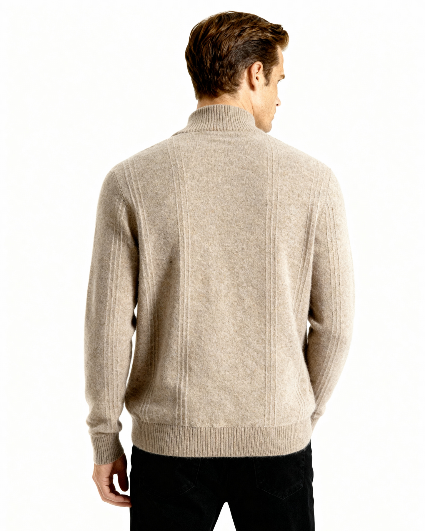 MONVIEL | RIBBED HALF-ZIP