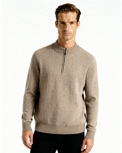 MONVIEL | RIBBED HALF-ZIP