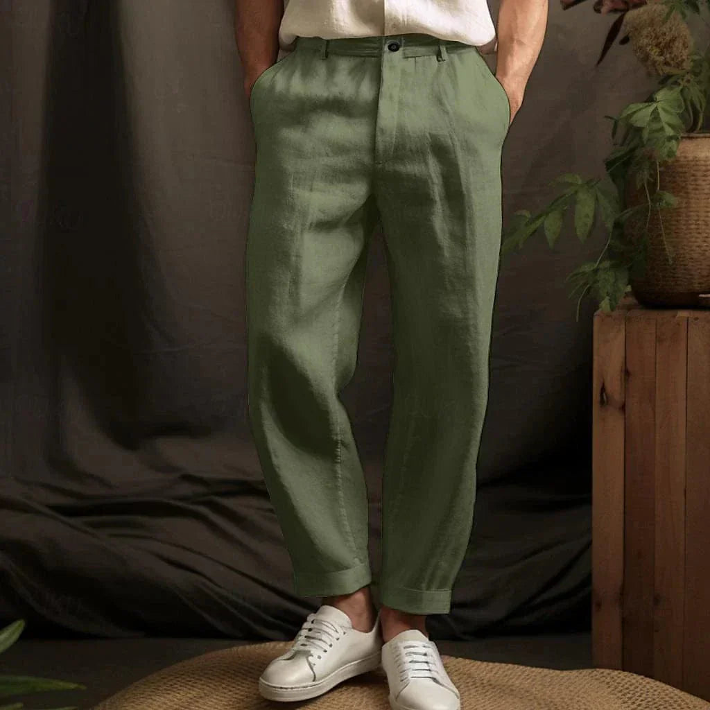 MONVIEL™ | Men's Drawstring Linen Summer Trousers