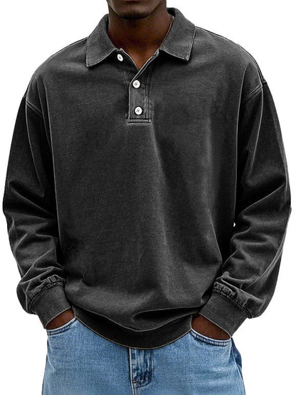 MONVIEL | Everyday Long-Sleeve Polo