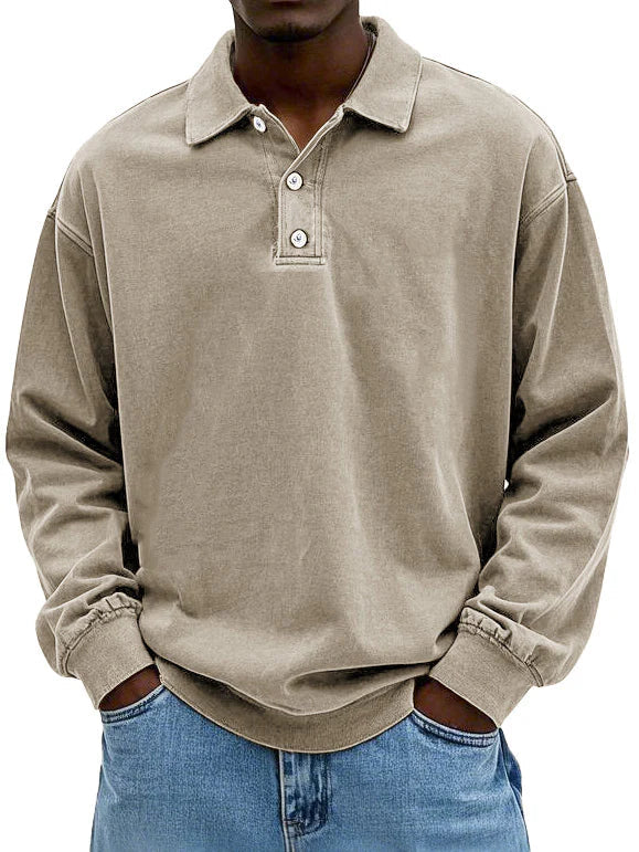 MONVIEL | Everyday Long-Sleeve Polo