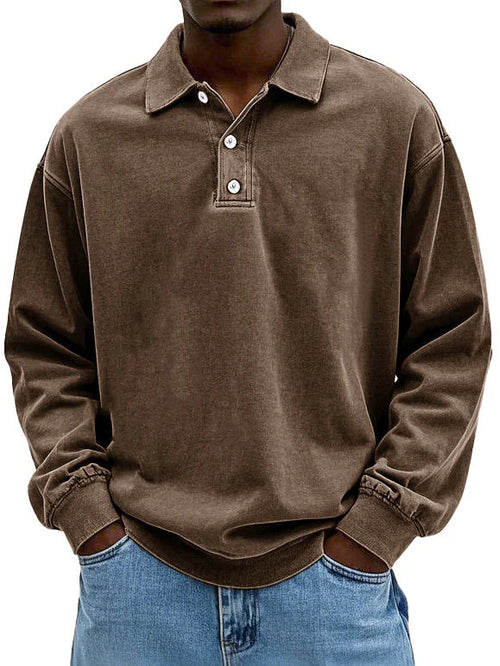 MONVIEL | Everyday Long-Sleeve Polo