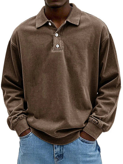 MONVIEL | Everyday Long-Sleeve Polo