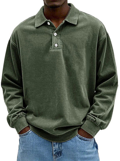 MONVIEL | Everyday Long-Sleeve Polo