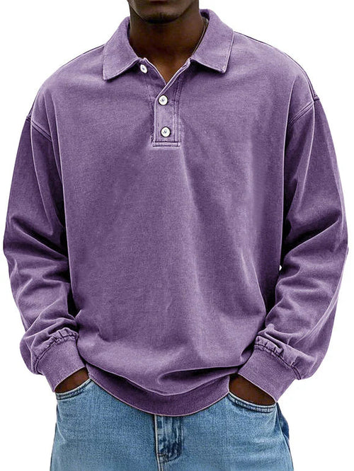 MONVIEL | Everyday Long-Sleeve Polo