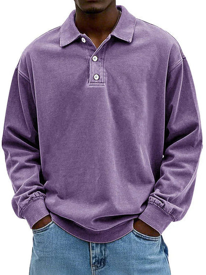 MONVIEL | Everyday Long-Sleeve Polo