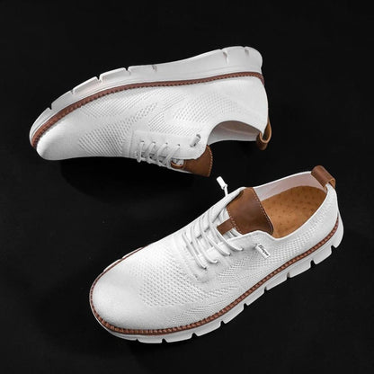 MANSSINO™ | Men's Knit Lace-Up Low Sneaker