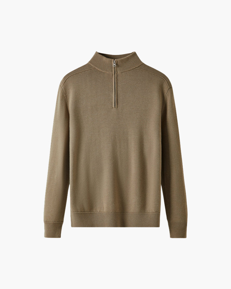 MONVIEL | MERINO WOOL HALF-ZIP