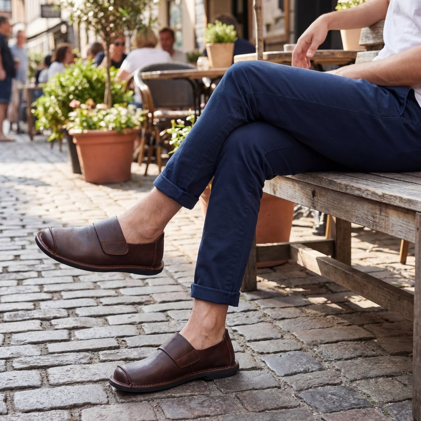 MANSSINO™ | Men's Minimal Strap Loafer