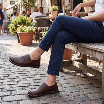 MANSSINO™ | Men's Minimal Strap Loafer