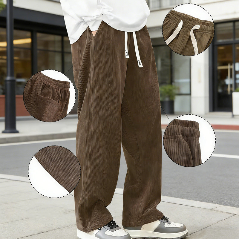 MONVIEL™ | Men's Elastic-Waist Corduroy Trousers
