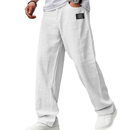 MANSSINO™ | Men's Cotton-Linen Straight-Leg Trousers