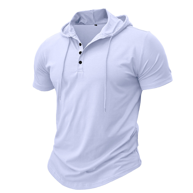 MONVIEL™ | Men's Hooded Henley T-Shirt