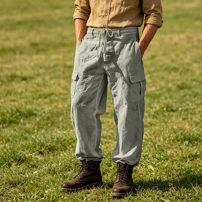 MONVIEL™ | Men's Lightweight Summer Cargo Trousers