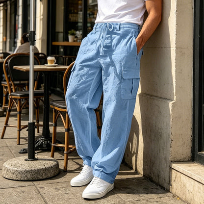 MONVIEL™ | Men's Lightweight Summer Cargo Trousers
